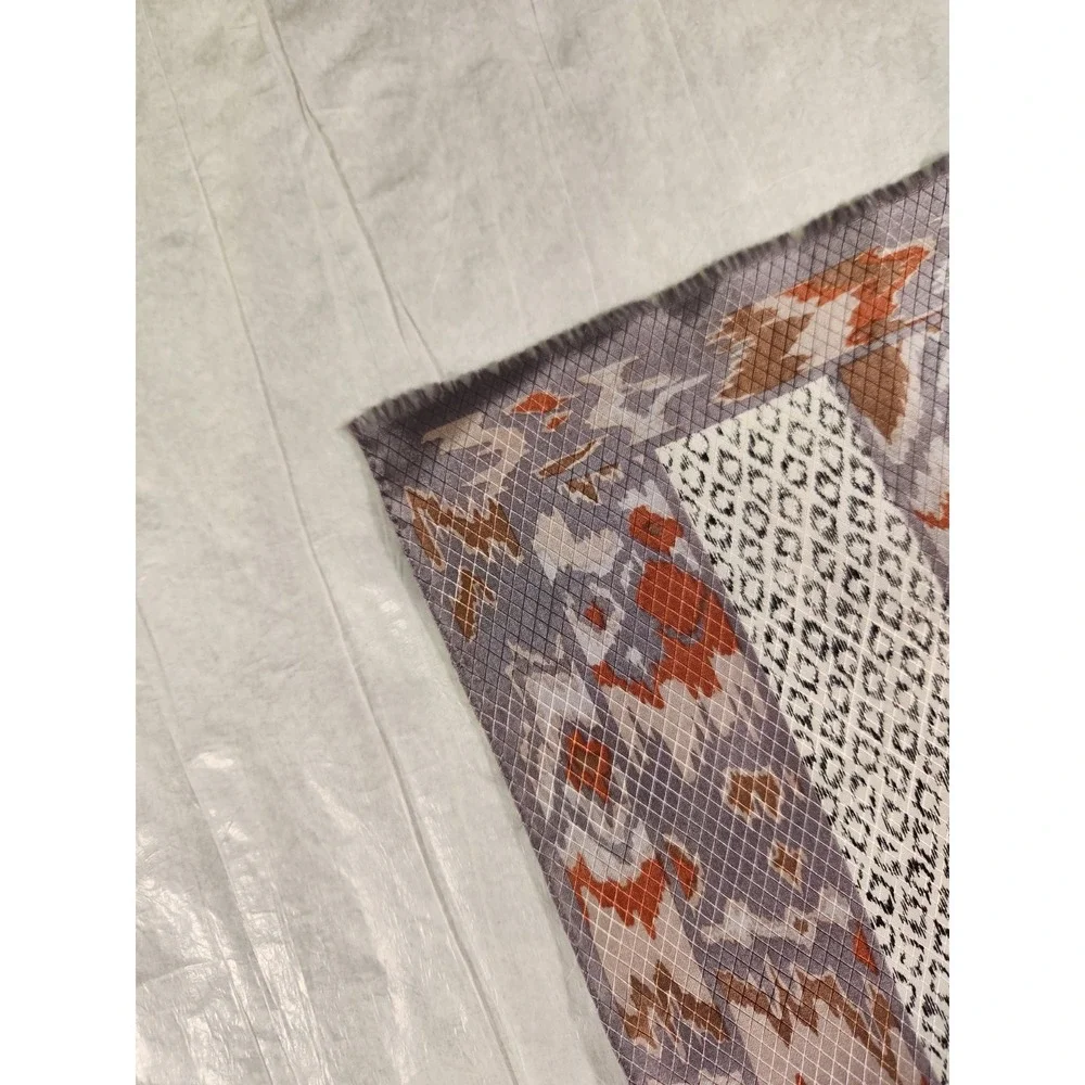 Vintage Oscar by Oscar de la Renta Silk Scarf 66x15 Oblong Beautiful Modern